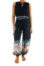 Black ELEPHANT Women Boho Pants Hippie Pants Yoga Pants - £14.38 GBP