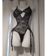 Baci Lingerie Women&#39;s Queen Size 14-18 Black Sheer Lace Bodysuit A - €12,08 EUR
