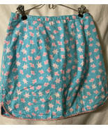 Lilly Pulitzer Vintage Cotton Blue Pink Skirt Sz 4 Turtles Fish - $490.18 MXN