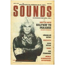 Sounds Magazine April 2 1988 npbox224  David Lee Roth - Cruzados - Elvis Hitler - £7.75 GBP