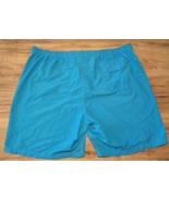 Caribbean Roundtree &amp; Yorke Size 2X Turquoise New Men&#39;s Swim Trunks Boar... - £53.59 GBP