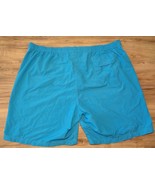 Caribbean Roundtree &amp; Yorke Size 2X Turquoise New Men&#39;s Swim Trunks Boar... - £53.93 GBP