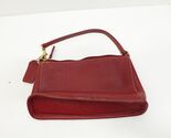 Vintage Coach Red Leather Small Shoulder Bag Mini Baguette – USA Made – ... - $80.99