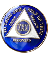 1 - 50 Year or 18 Month Blue Tri-Plate AA Medallion - €16,35 EUR