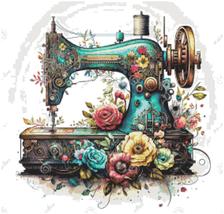 Counted Cross Stitch patterns/ Sewing Machine and Flowers/ Dream Home 106 - £7.16 GBP