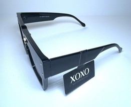 NEW XOXO Black Gold Large Compass  Square Designer 56874 Sunglasses + Case - $920.80 MXN