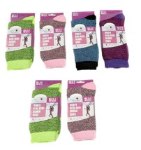 6 Pair Women&#39;s Ladies Warm Thermal Socks with Heat Trap Technology Poly-... - £11.64 GBP