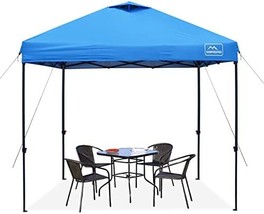 Kampkeeper 9.5X9.5 Pop Up Commercial Canopy Tent Outdoor, 4 Sandbag (Blue). - £108.70 GBP