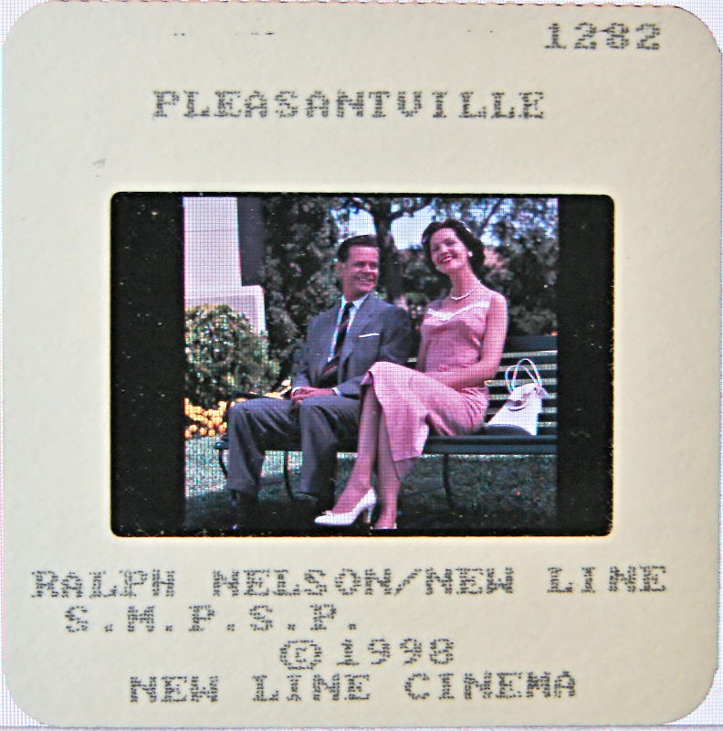 1998 PLEASANTVILLE Movie SLIDE William H Macy Joan Allen Photo by RALPH ... - $6.95
