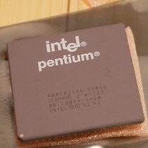 Intel Pentium 166 MHZ P166 x86 CPU Processor A80502166 - Tested &amp; Workin... - £18.51 GBP