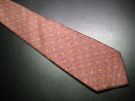 Guy Laroche Silk Dress Neck Tie Soft Browns 3 Inches at Widest Vintage - £10.22 GBP