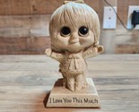 R&amp;W Berries Co &quot;I Love You This Much&quot; 1970 (Girl) Figurine Statue - Vint... - $12.66