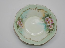 Hand /Painted Rosenthal Germany bowl Antique Versailles Pink Flowers - £15.89 GBP