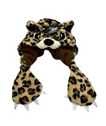 Leopard Plush Headdress Costume Halloween Hat Kids one size NWT - $182.46 MXN