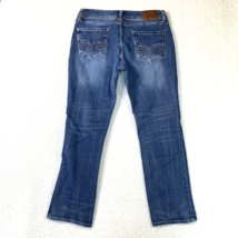 Seven7 Straight Fit Jeans Womens 34 Midrise Stretch Premium Denim Pant 36x30 - £8.24 GBP