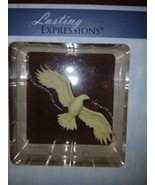 Eagle Soaring Plaque Glass Stand Roman 2005 Lasting Impression  - €26,23 EUR