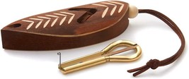 Muaro Ppotkin&#39;S Jaw Harp In Dark Wooden Case Is A Mouth Harp. - £25.55 GBP