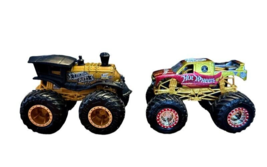 Monster Jam Truck Toys Loco Punk and Hot Wheels Lot of 2 - 1:64 Since 1968 - $9.64