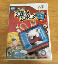 Rayman Raving Rabbids Game TV Party Nintendo Wii Complete W/ Manual 0662 B9 - $4.94