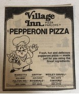 1987 Village Inn Pizza Parlors Restaurant Vintage Print Ad Advertisement... - $7.91