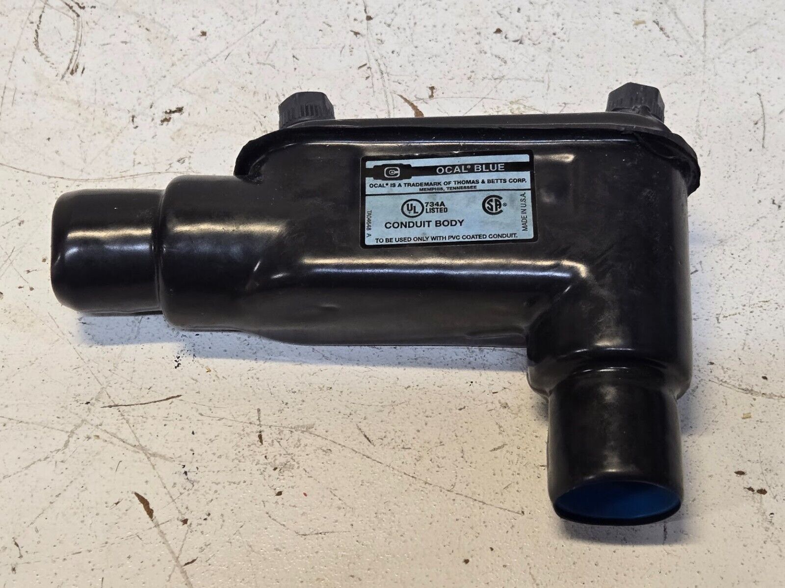 Thomas and Betts Ocal Blue Conduit Body TA04648 A Elbow - $58.99