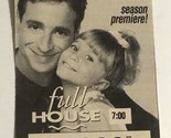 Full House Tv Guide Print Ad Bob Saget Olsen Twins TPA11 - £4.68 GBP