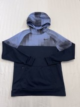 Nike Dri-Fit Pullover Training Hoodie Blue Size Medium. Front Pockets CU... - $17.75
