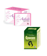 #1 White Discharge Herbal Remedies 8 Aabab Tablets + 100 Gynecure Caps - €64,12 EUR