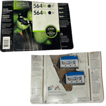 564XL High Yield Ink Cartridge Black 2 Pack HP Officejet 4620 4622 Deskj... - £13.88 GBP