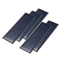 uxcell 5Pcs 5.5V 60mA Poly Mini Solar Cell Panel Module DIY for Light To... - $17.99