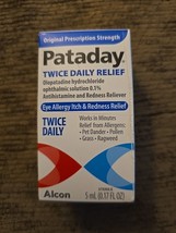 Pataday Twice Daily Eye Allergy Itch And Redness Relief - 5 ml(BN33) - £9.09 GBP