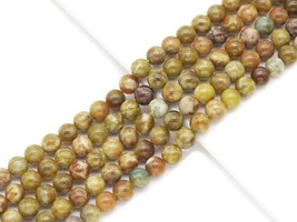 Natural Serpentine Round Smooth Beads, Sku#U1326 - $8.00+