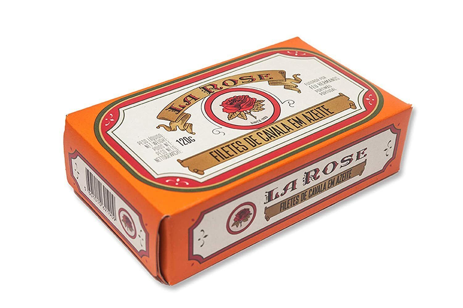 La Rose Gourmet - Canned Mackerel Fillet in Olive Oil - 5 tins x 120 gr - $40.75