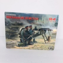 ICM Models 1/35 Kit WWI German MG08 MG Team 2 w/ Weapons &amp; Equipment ICM... - £19.39 GBP