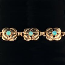 Authenticity Guarantee

Retro 14k Yellow Gold Opal Leaf Link Bracelet w/... - €1.399,98 EUR