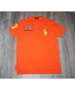 Men&#39;s Ralph Lauren Polo Great Britain #3 Manchester United Soccer Rugby ... - £58.99 GBP