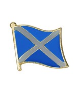 SCOTLAND FLAG LAPEL PINS 0.5&quot; St Andrews Cross Saltire Badge Scottish Ti... - $128.23 MXN