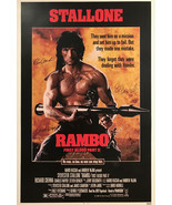  RAMBO: FIRST BLOOD PART II MOVIE POSTER SIGNED BY CAST - £143.88 GBP