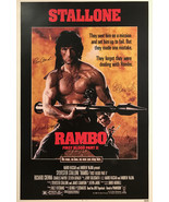  RAMBO: FIRST BLOOD PART II MOVIE POSTER SIGNED BY CAST - $180.00
