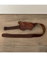Brown Leather Guide Gear K4 Holster Right Handed with Leather Belt - $675.26 MXN