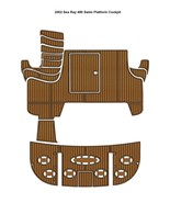 2002 Sea Ray 480 Swim Platform Cockpit Pad Boat EVA Foam Faux Teak Floor... - $1,764.49 CAD