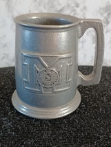 Vintage University Of Michigan Carson Pewter Stein Cup Mug 5&quot; high, 3&quot; d... - £14.93 GBP