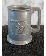 Vintage University Of Michigan Carson Pewter Stein Cup Mug 5&quot; high, 3&quot; d... - £14.66 GBP