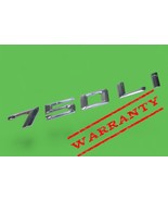 OEM 09-2015 bmw 750li trunk tailgate chrome number emblem logo badge sig... - €21,32 EUR