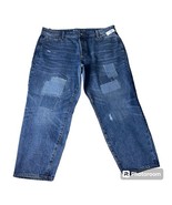 OLD NAVY Womens Size 20 Extra High Rise O.G. Straight Denim Jeans w/Patches - $585.27 MXN