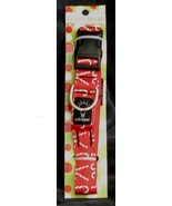 NEW IN PACKAGE World Pet Glow Collar, Size Medium, Great Candy Cane Patt... - £4.66 GBP