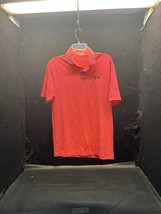 Under Armour Adult Men Small Performance Polo Coral Pink Golf Polyester ... - $18.99