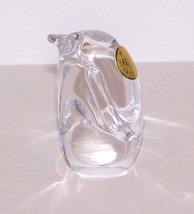 LOVELY VINTAGE NORSK HADELAND CRYSTAL PENGUIN 2 1/4&quot; FIGURINE/PAPERWEIGHT - £18.59 GBP