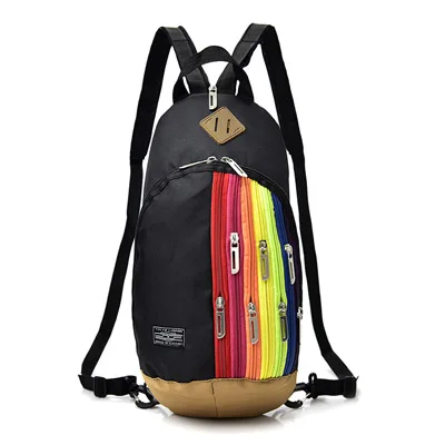 Proof nylon backpacks small backpack for girls and women chest pack rainbow bags travel thumb200