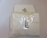 2 Ralph Lauren ISLE CAPRI White Sweater Knit Standard Shams - $94.99